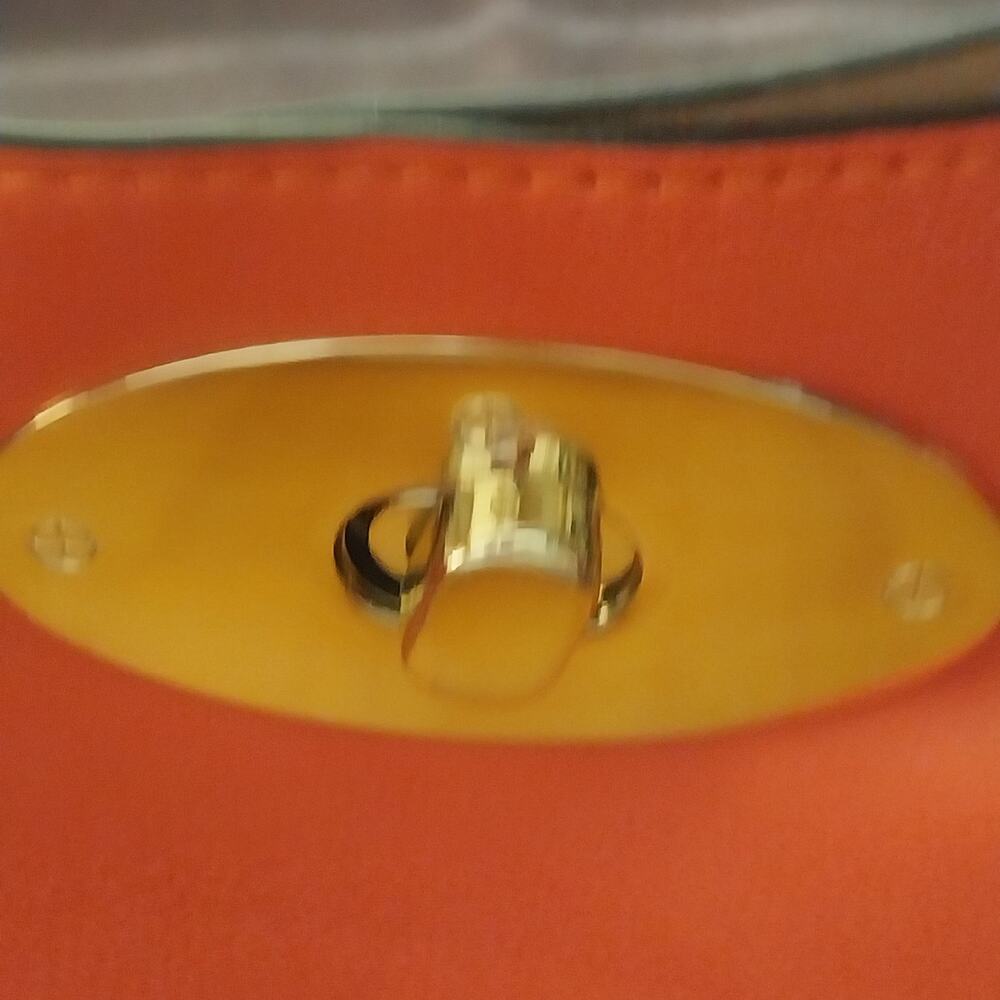 Coral pebbled bag - Picture 5 of 7